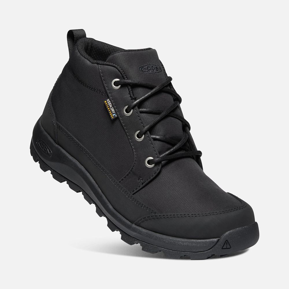 Keen Chukka Bot Erkek Siyah - Glieser Nylon Waterproof - Türkiye XONC37806